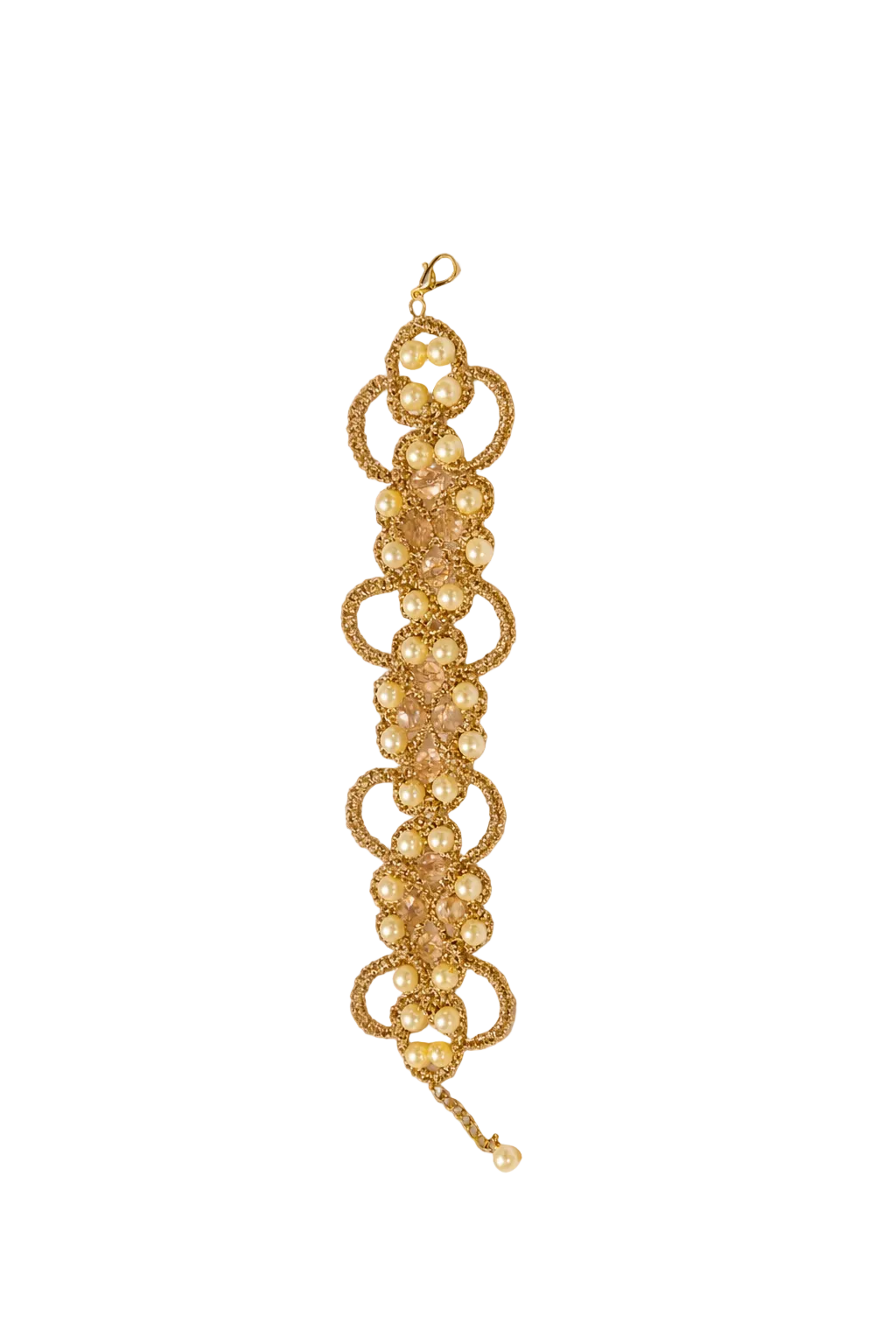 Bracciale in pizzo chiacchierino