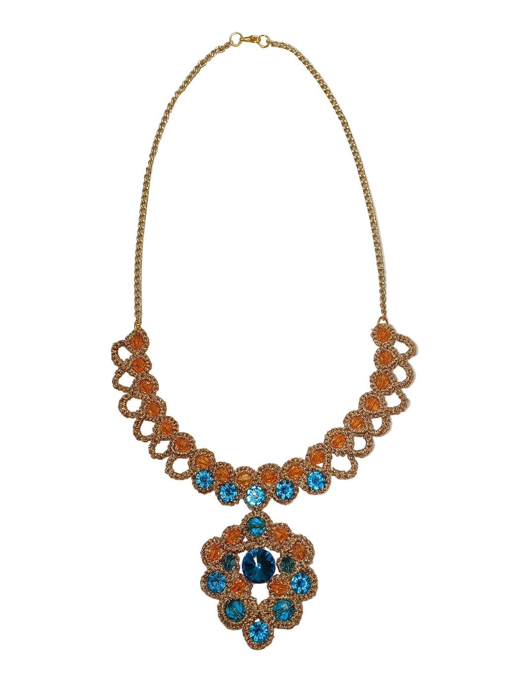 Collana in pizzo chiacchierino