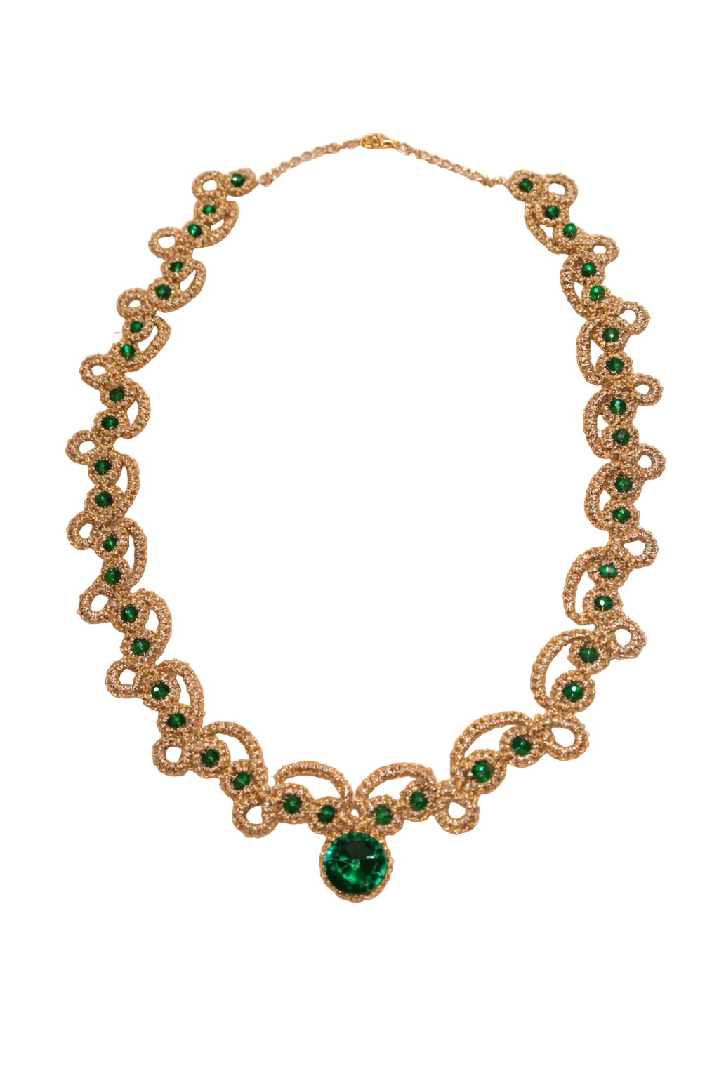 Collana in pizzo chiacchierino