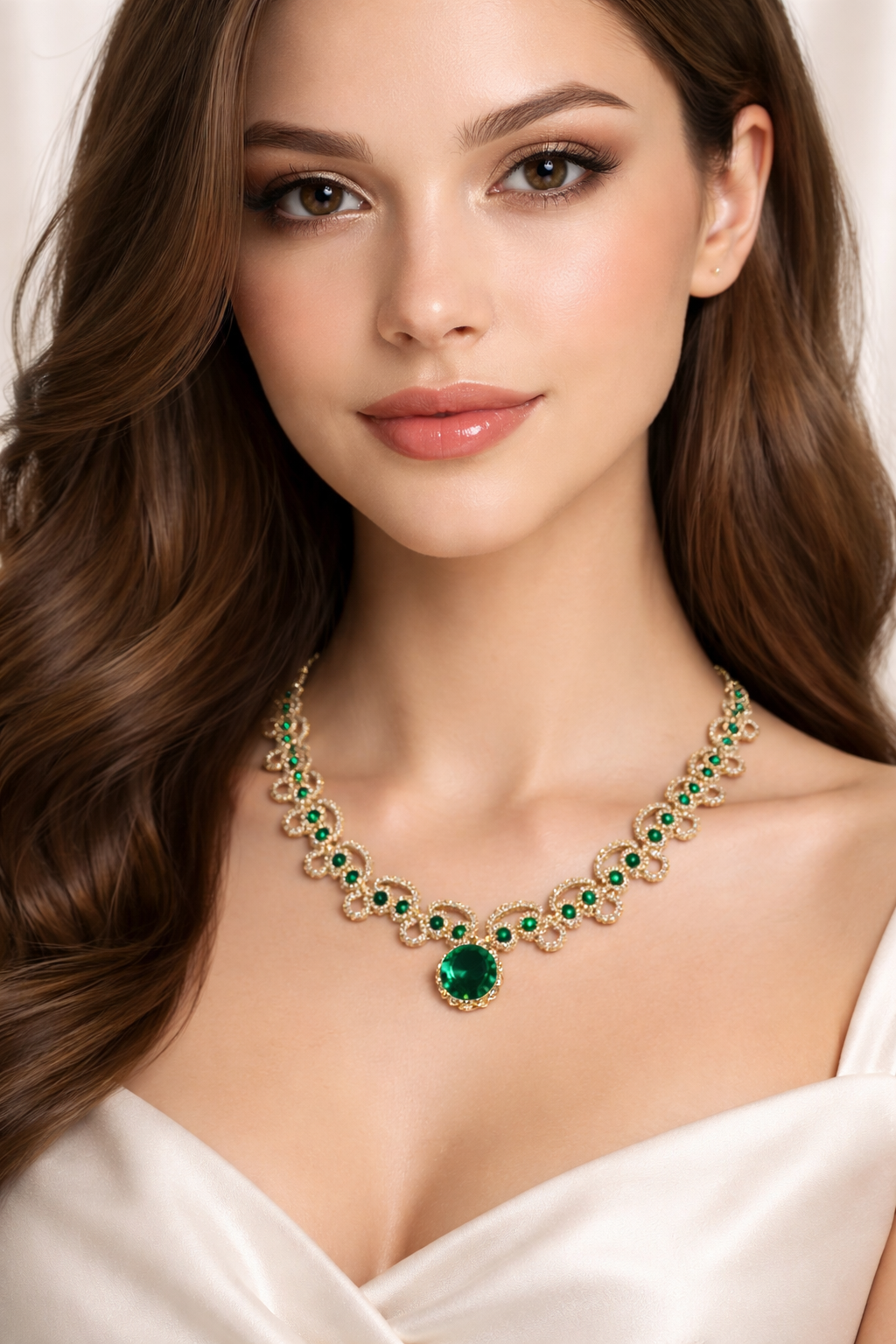 Collana in pizzo chiacchierino